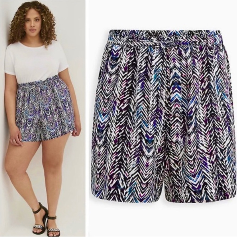 Retired! Paperbag Challice Chevron Shorts